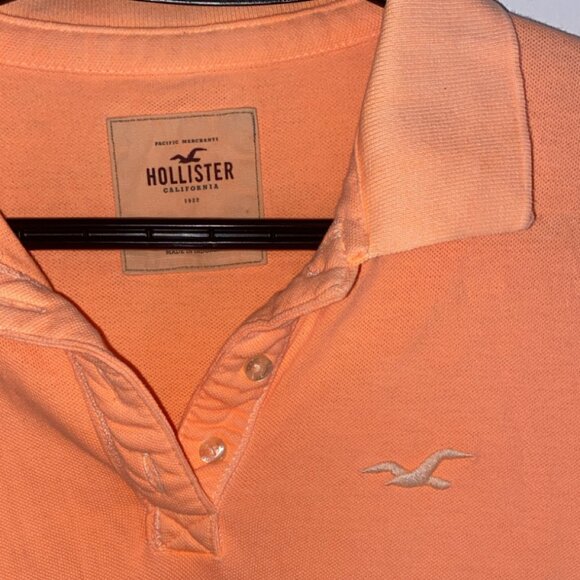 Hollister - Orange Polo - Picture 2 of 3